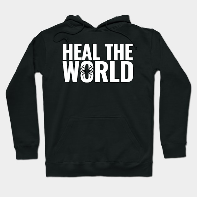 Heal The World (white) Hoodie by iSymbiote